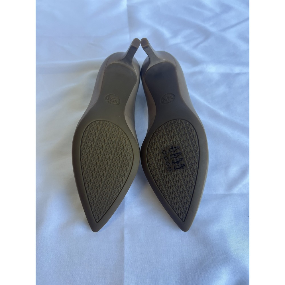 Michael Kors Dorothy Flex Pump Leather Heels Dark Khaki 40S8DOMP2L Womens 7 - Picture 9 of 13